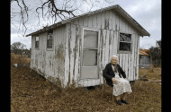 She lives in an old shed house, try not to cry when you step inside