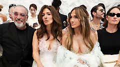 Jennifer Lopez and sister Lynda turn heads at Paris Fashion Week