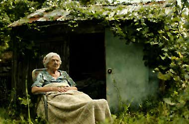 She lives in an old shed home, try not to cry when you step inside