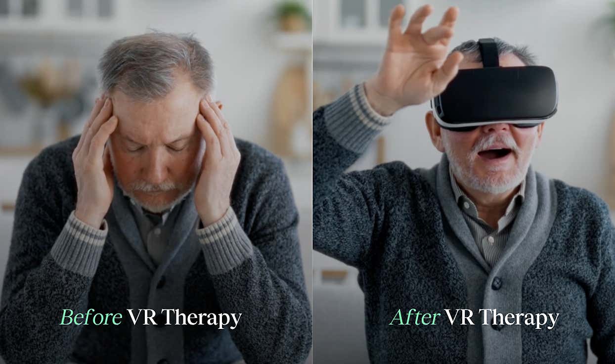 Medicare-covered VR Therapy. Address chronic pain with no clinic visits, no apps.