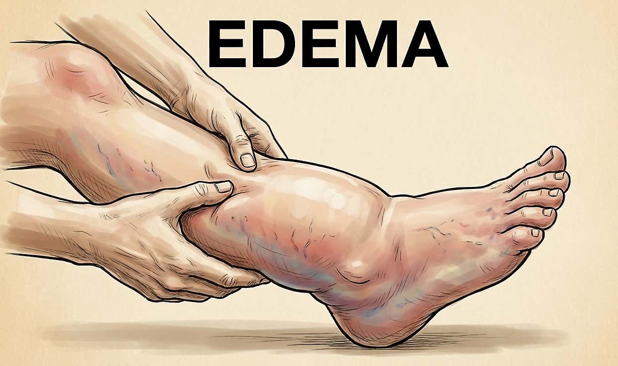 Edema Is Not From Salty Food. Meet The Real Enemy Of Swollen Legs