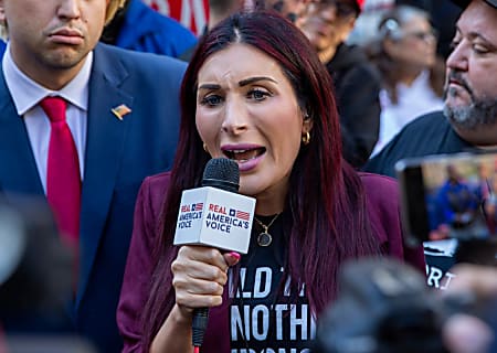 Awkward moment for Laura Loomer as her deleted anti-Indian tweets are read back to her during her trip to New Delhi