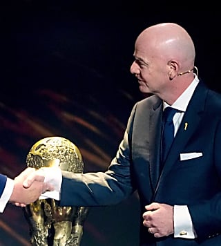 Trump says he saw play that led to red card and asked FIFA president for review