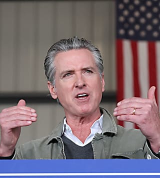 Newsom slams Trump's focus on ballroom amid military action in Iran